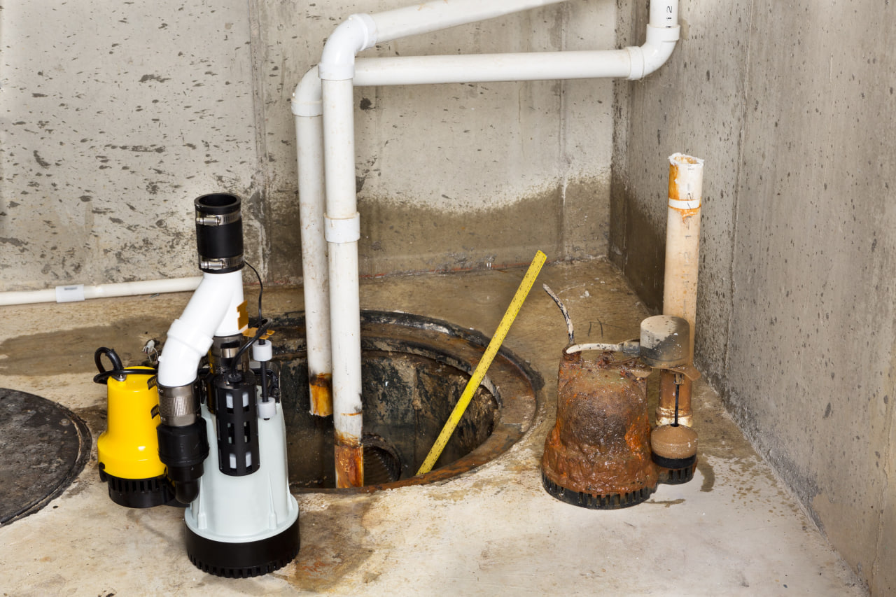 Sump Pump Installation in Winter Beach